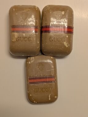 Vintage Gucci Soap Bars - Set of 3